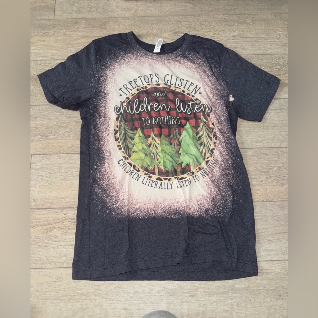 Bella  Canvas Womans Graphic Tee  Black